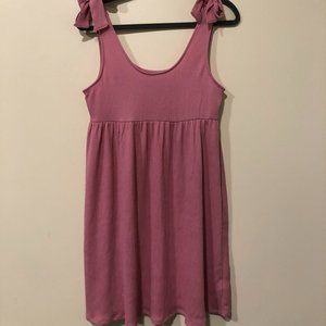 Light Pink Summer Sundress Tie Straps